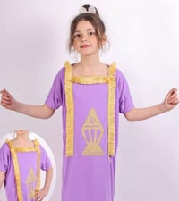 دشداشة رمضانية بنوتات • فانيلة ليكرا • ٦-١٢ سنة