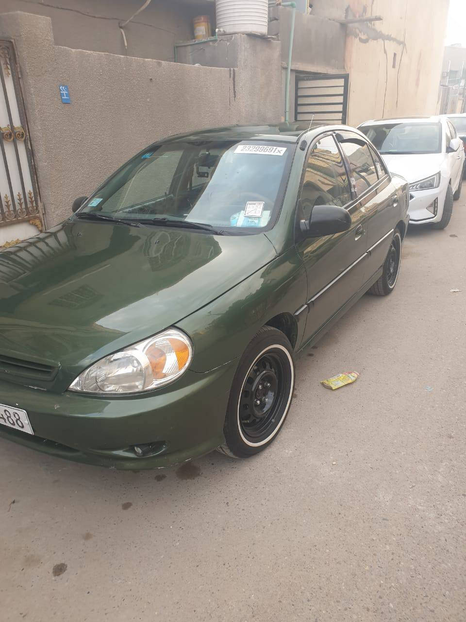 سلام عليكم كيه ريو مديل 2002 محرك 1600 ستوه مشدود جديد رقم انكليزي  مرحله مصبوغه جماليه حداده جديده تبريد كامل بس شحن غاز دواخل جدد سنتر لك شاشه كار بلي تخم تاير جديد سياره جاهزه مكاني بصره السعر45 بيه مجال قليل *********** مراوس حسب الرغبه
