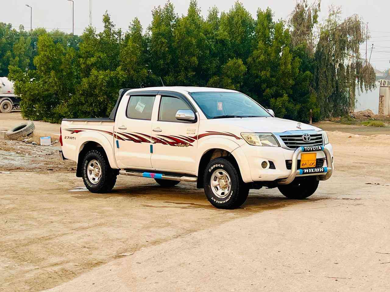 السعر💵  158 الاتصال ***********
هايلوكس فورويل موديل 2012 كير عادي سياره 👈بانزين سعوديه اصل ام دعاء 

 بيه 3قطع صبغ بدون دواخل شرط السونار تفحص وين ميعجبك🌹

مكينه وكير وحداديه جدد تخم تاير كهربائيات كله شغاله تبريد ثلج سياره مال جناي وترايه كلش  جديد ✅

مكانه #نجف
