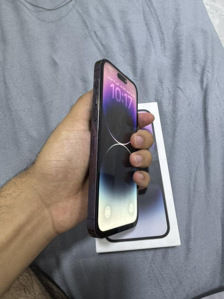 ايفون 14 برو ماكس ذاكره 256 دبل سيم كارت بطاريه 100% مستبدله الاصليه ومستبدل شاشه نوعيه كلش زينه وظهر والباقي مكفول كامل ملحقات كارتون وشاحنه سعر 625

***********
