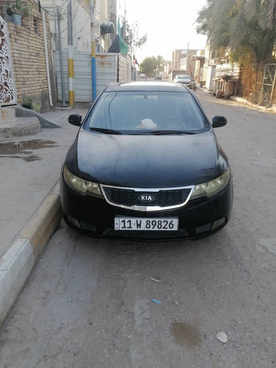 سلام عليكم كيا فورتي موديل ٢٠١٢ رقم بغداد مكانه ديوانيه جاهزه مكينه كير تبريد حداديه رقم موبايل ***********
