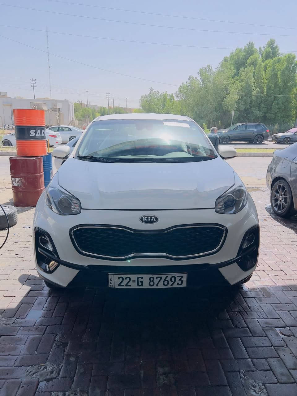 سبورتج 2021مكفوله من الشخط السياره كلين بدون حادث سعرها 190 اي استفسار عل ***********
