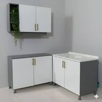 كاونتر MDF • مقاس متر • سنك متر