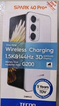 تكنو سبارت 40 برو بلاص ذكره 256 عشوائي 8+8 تلفون جديد ستخدام سبوع يعني...