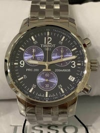 ساعة TISSOT سويسري اصلي بطارية  ستوب وج  كرونوكراف  قفل بحري  مكينة ٤ح...