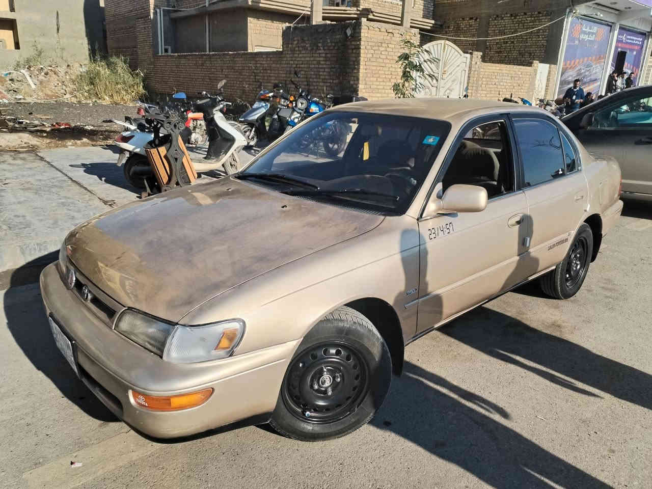 السلام عليكم ورحمة الله وبركاته
كورلا مديل ٩٣ سياره خير من الله كير ومكينه مكفول
حداديه +تخم تاير كله جديد رقم بغداد مشروع وطني
السياره مابيها اي عيب شرعي مصبوغه لجماليه
السعر ٦٢ وبيها مجال حك الجيه مكان السياره واسط
رقم صاحب السياره ***********
