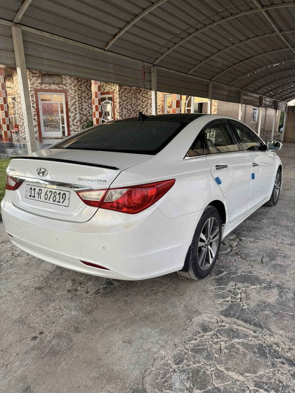 السلام عليكم
سوناتا2011 خليجي رقم بغداد تحويل ثاني يوم بيها شبر بارد فقط سياره فوول مواصفات واحد على واحد كير محرك بالباكيت صدر امامي خلفي بالباكيت تخم تاير جديد ماشيه 132ألف السياره جديده بمعنى الكلمه السعر130 وبيها مجال بسيط
العنوان صلاح الدين بلد 
للاستفسار ***********
