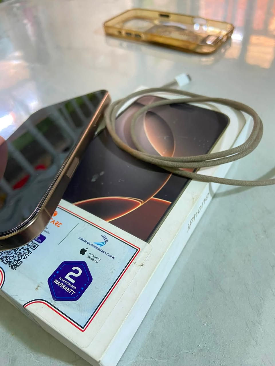 للبيع جهاز iPhone 16 Pro Max ، الجهاز أخو الجديد تماماً وبحالة الوكالة استخدام منزلي خفيف جداً

البطارية 98 الذاكرة 256 ملحقاتة ويا حتى العلاكة ويا

افحصة وين متريد  السعر1450 

هذا رقمي ***********
