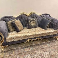 للبيع  تخم تركي ملكي لون بيجي ورصاصي  عشر مقاعد  السعر / مليون وربع   ...