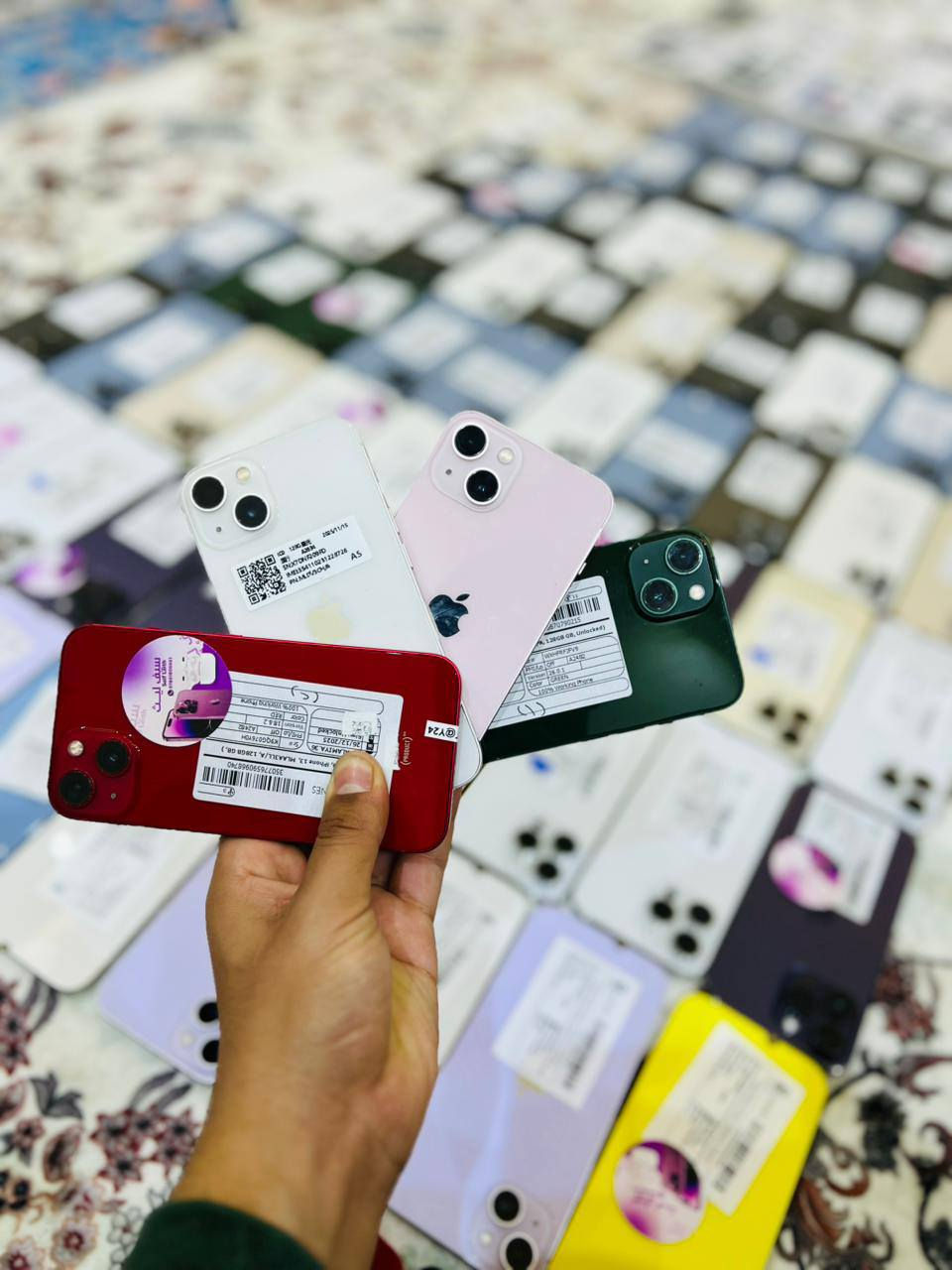 اللهم مصلي على محمد 
السلام عليكم وصل ايفونات مستخدمه نضافه عاليه بطاريات (83_95)مكفوله وضمان اسعار كلشه حلوه ومناسبه اليريد جهاز يدخل خاص ويدلل 
14برو ماكس ذاكره 256 عريي بطاريه (84_93)
14برو ماكس شريحه الكترونيه ياخذ اكثر من شريحه بسعر بلاش 
14بلس عربي ذاكره 128 
13برو ماكس ذاكره 256 دبل شريحه شرق وسط سعر 🔥🔥
13برو ماكس ذاكره 256تك❤️‍🔥❤️‍🔥
13كامرتين ذاكره 128 

المكان بابل الحله خلف مستشفى الكفيل /***********
ملاحضه جميع الاجهزه تحمله ضمان ولانتعامل بدين ولاقصد
