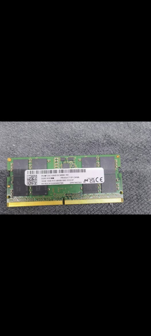 🔥 قطع نظيفة ومضمونة للبيع 🔥
💻 SSD NVMe Gen4 سعة 512GB
⚡ سرعة عالية وإقلاع خرافي
✅ مناسب للألعاب والشغل الثقيل
🟢 RAM DDR5 16GB
⚡ تردد 4800
✅ أداء سريع وثابت للأجهزة الحديثة
💾 HDD Seagate BarraCuda 1TB
📦 تخزين ممتاز وصحة قوية
✅ مناسب للألعاب والخزن والكامرات


**إذا كنت صاحب هذا الإعلان وتريد حذفه لأي سبب، رجاءا أرسل رسالة إلى الدعم الفني**