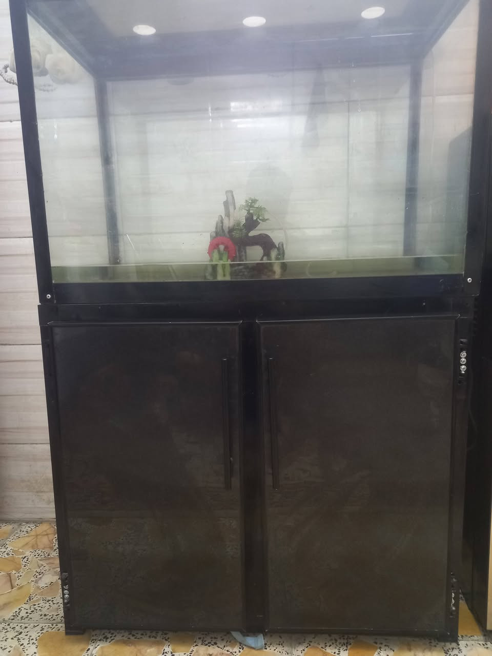 السلام عليكم حوض سمك طول متر وعرض متر و٢٠ ابو الميز بابين مع ماطورات عدد ٢  السعر ١٠٠ وبي مجال 
ميز طعام مع اربع كراسي ١٠٠ وبي مجال مكاني مدينة الصدر
***********
