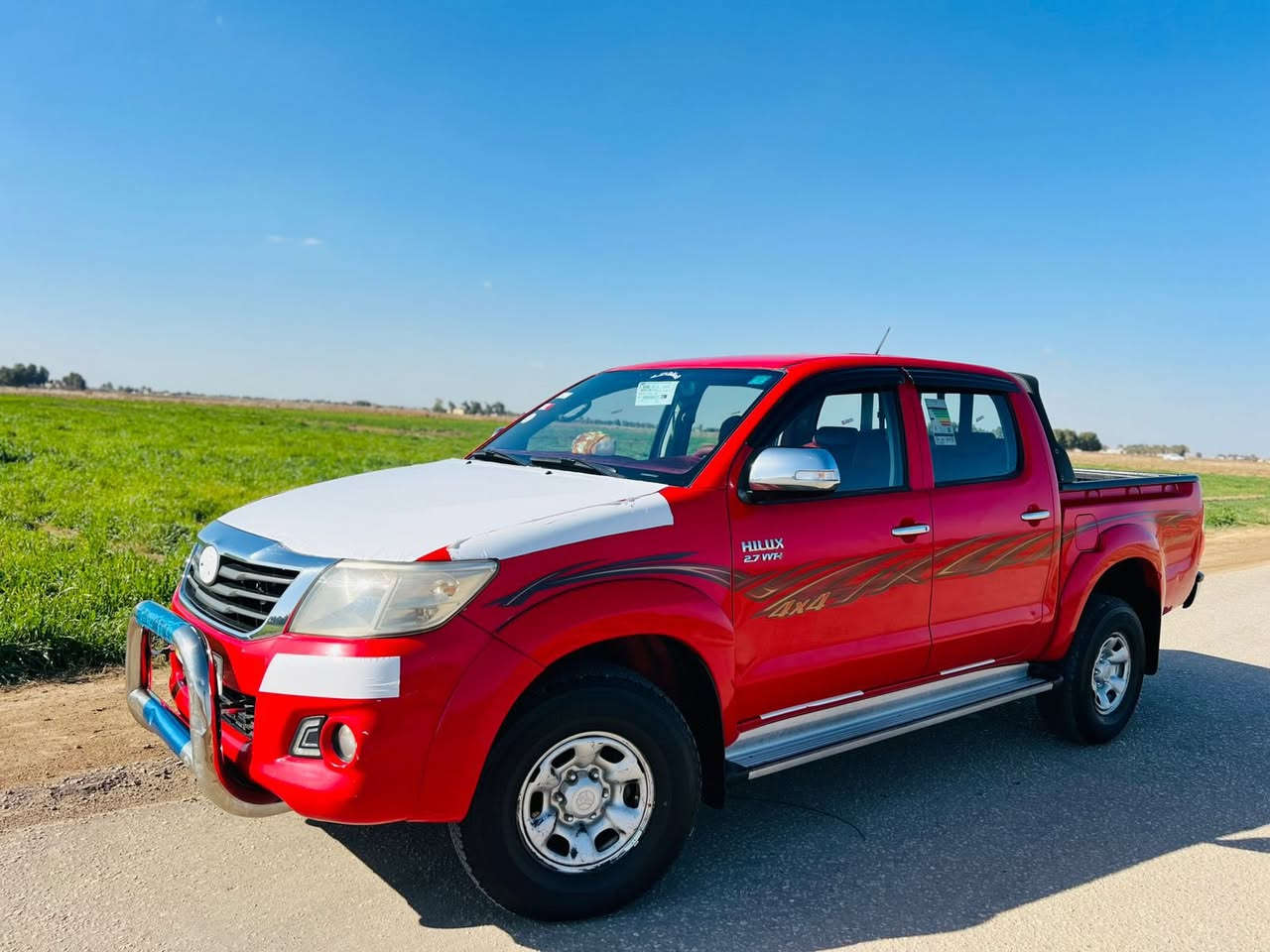 تيوتا هايلوكس فور ويل 2014سياره جديدة تخم تاير شركه محرك مامفتوح كير اوتماتيك تشغيل عن بعد وضع امان وضع شركة رقم بغداد دولي بسمي تريد تحويل تريد وكالة السعر 220وبيه مجال للشراي استفسار اتصال 📞 
***********
