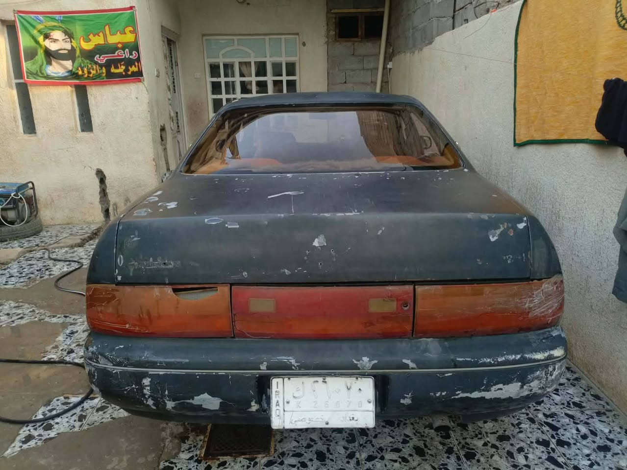 السلام عليكم 
بطه متصل موديل ٩٤   رقم بغداد الماني 
مكفوله من الكصه والشرعيات 
محرك وكير وتخم تاير جديد  
السعر ٣٤ وبيه مجال 
العنوان الديوانيه قضاء غماس 
***********
