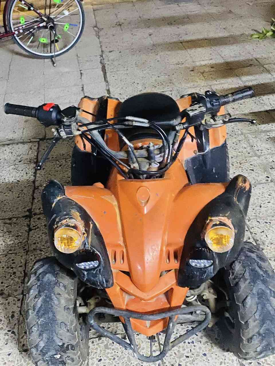 دراجه للبيع رباعي. تشتغل سلف ليت اشاير شغال كلشي مايعوزه  كير توماتيك السعر 250بي محال قليل الرقم ***********
