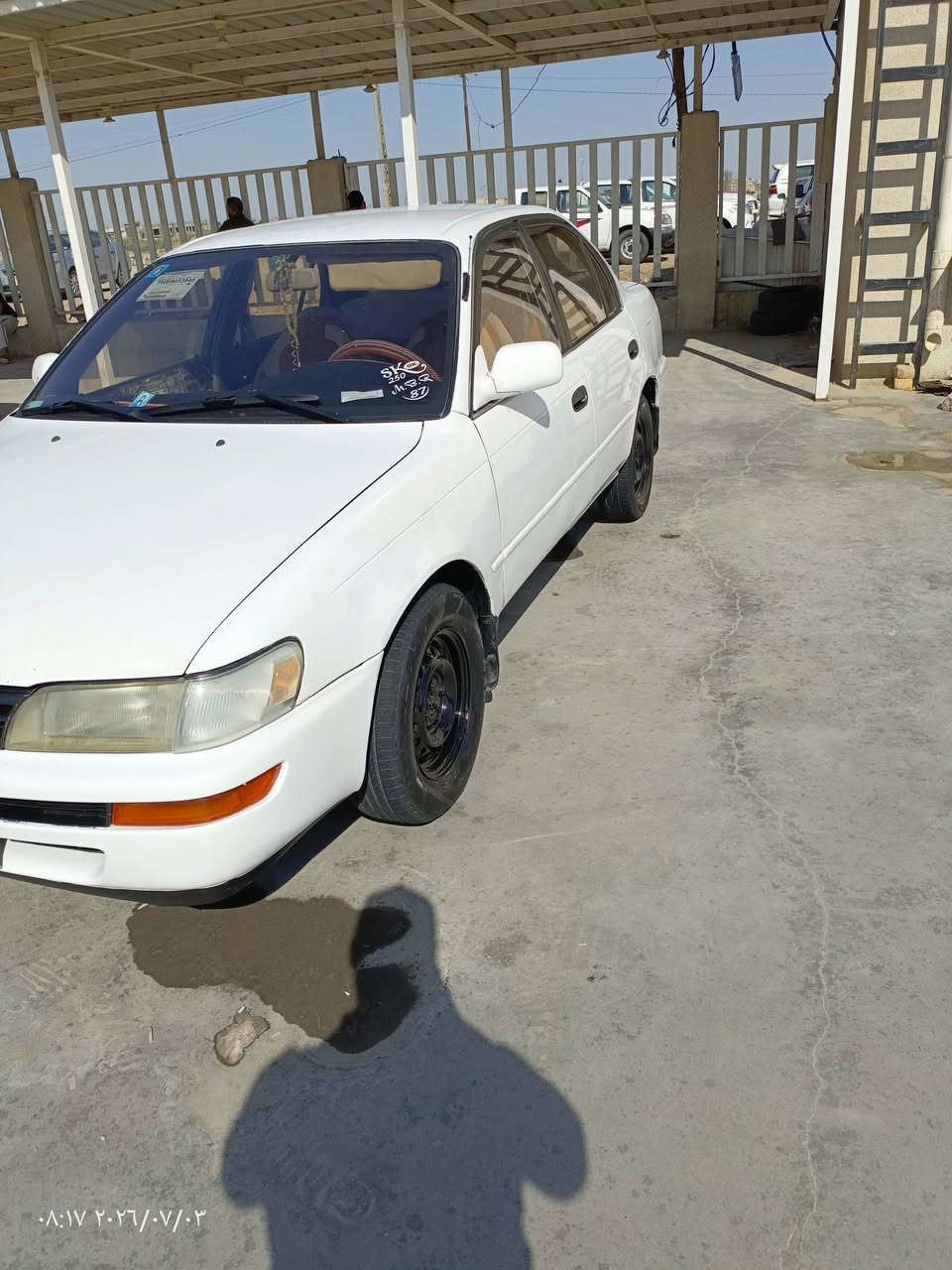 السلام عليكم
كورلا موديل 92 محور
 رقم انكليزي جديد بغداد 
مكينه 1800 مكفوله
 گير مكفول حداديه خير من الله 
تخم تاير 
تبريد للامانه فقط بس غاز 
گشر بلادي شركه
 كهربائيات جاهزه 
جام كهرباء باب سنتر لوك
  للامانه السياره مال جناي
السعر57 بيها مجال 
العنوان بابل.شوملي 
للاتصال او واتساب 
الهاتف.***********
