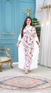 دشداشة طويلة • كشمير أصلي • مقاسات 2XL-5XL
