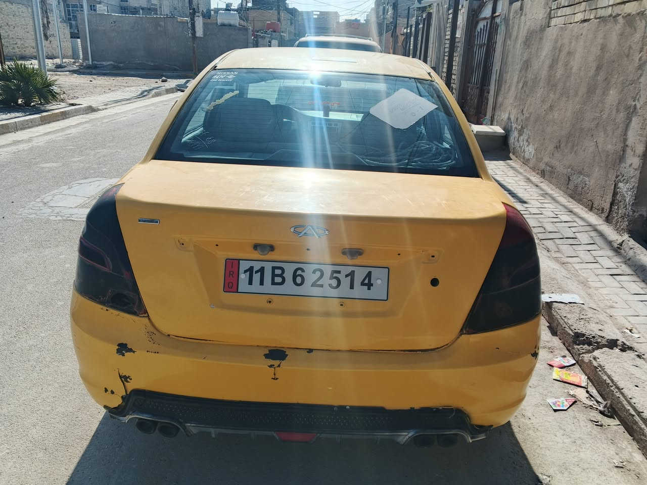 شيري A5 موديل 2012 باسمي رقم بغداد انكليزي مصبوغه مكينه بلاديه جديده كير جديد سياره حلوه ما مشتغله تكسي صدر عام جديد دبلات ولوي جديد مشط ستيرن جديد فلنجات ودسكات البارحه شادهن اتصل وتدلل  ***********
