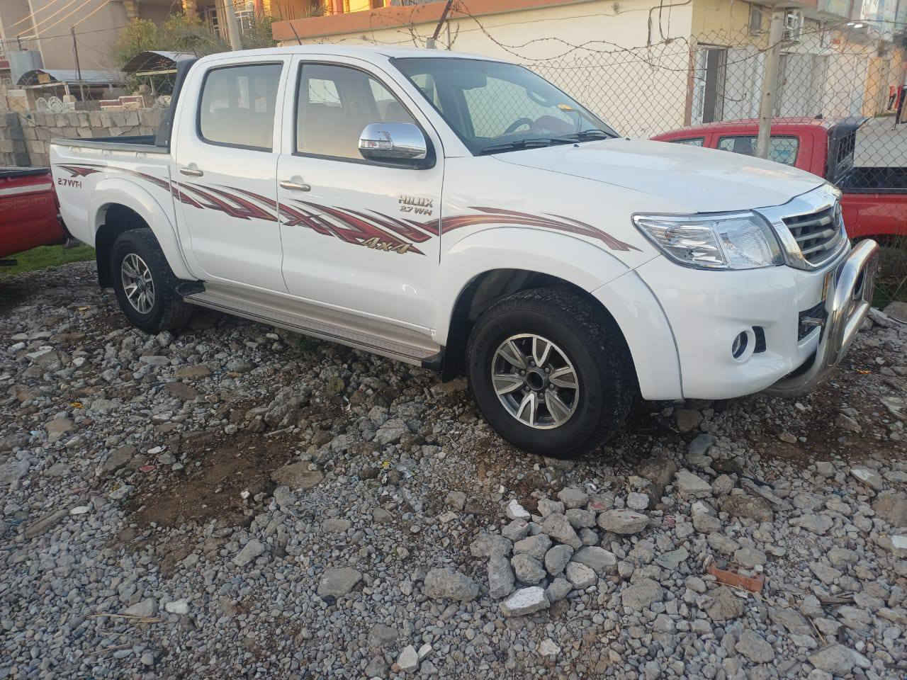 تويوتا دبل فور ويل موديل ١٤ محركوكير واكسل وشاصي جيد بيها صبغ جاملغ وبنيد وونص ومن الاخر وصفحة البدي الايسر رقم اربيل الجديدوسنوية لغاية ٢٩ المكان خان بني سعد 
***********
