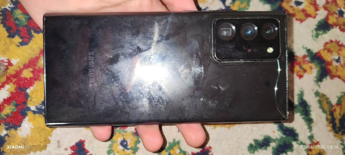 نوت 20 الترا أخو جديد ذاكرته 256 المحافظة البصرة رقمي ***********
