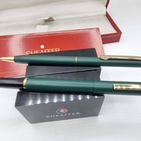 طقم شيفر • أصلي أمريكي • طلاء ذهب ثابت