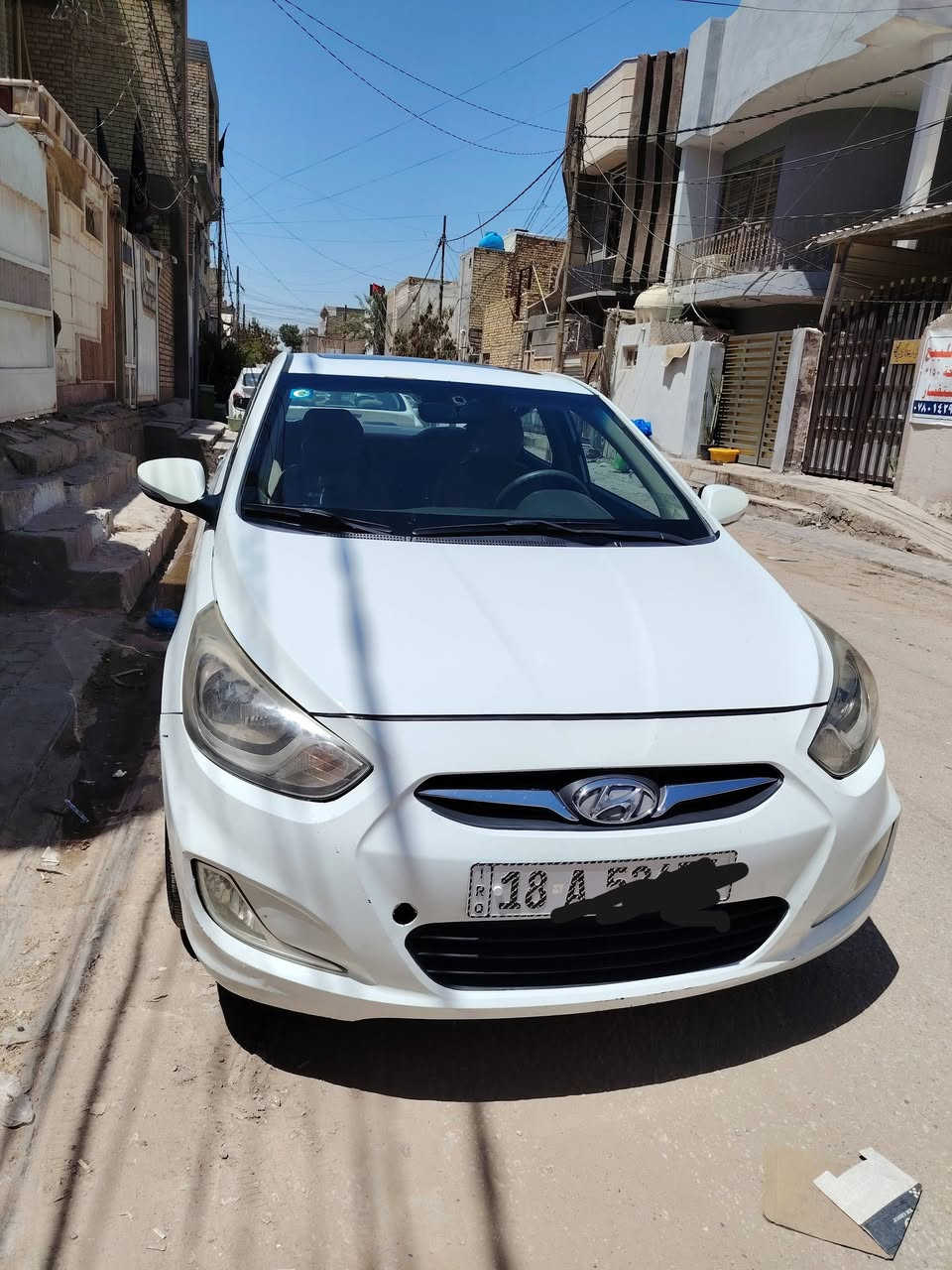 🚗للبيع: هيونداي أكسنت 2014 (فول مواصفات) 🚗
​السيارة بنظافة ممتازة، جاهزة من كلشي،رقمها بابل  وبإسمي تحويل مباشر .
​المحرك والكير: بحالة جيدة.
​التبريد: ثلج وما شاء الله عليه.
​الإضافات: فتحة سقف (سلايد) • شاشة • كاميرا • تحكم ستيرن كامل • إشارات بالمرايا • ويل كب بلادي.
​السيارة بيهه قطعة واحدة فقط (باب مفتوح).

​📍 مكان السيارة: النجف الأشرف
​💰 السعر المطلوب: 100 وبيها مجال بسيط للشراي 
​📞 للتواصل والاستفسار: [***********]

