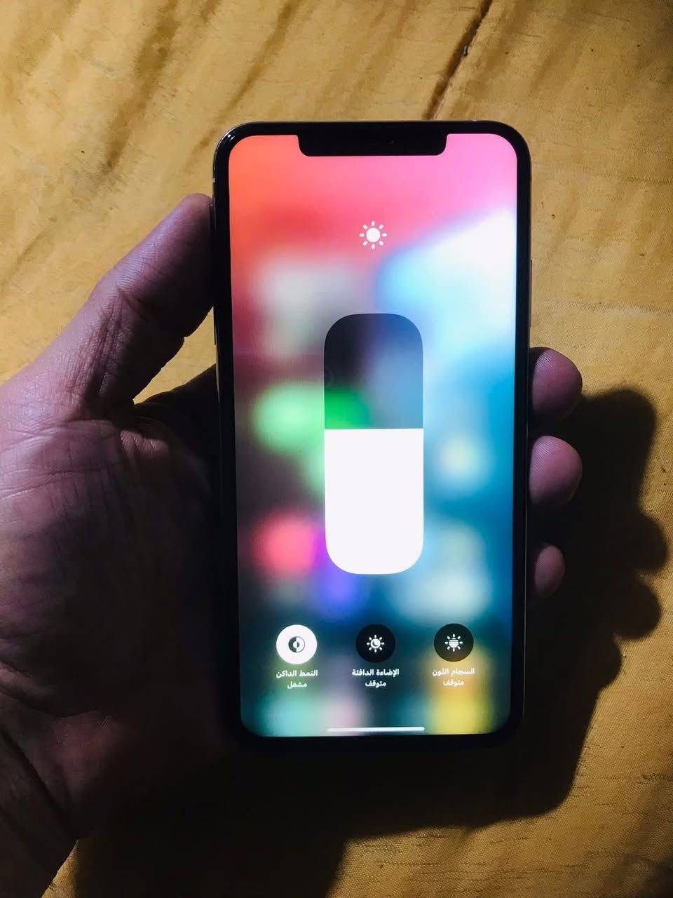 سلام عليكم ايفون Xs max  ذاكره 64 بطاريه 78 الجهاز عله وضع شركه وتر ملاحضه الجهاز مداخل لا صيانه ولا تصليح شخط واحد مابي مركبله نضام حمايه للبيع سعره 225 مكاني بغداد ابو غريب شهداء رقمي ***********
