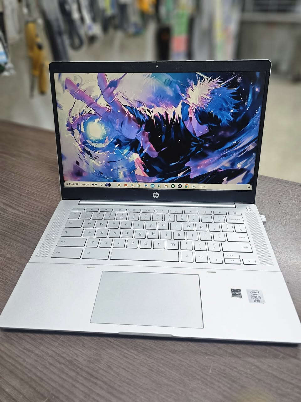 لابتوب hp
معالج core i5-10310U الجيل 10
رام 8
حجم الشاشه 14 لمس 
هارد 64 
يستخدم (للدراسه والتصفح والتصاميم والمونتاج والشغل) نضافه %95
وكامل ملحقاته السعر 200نهايته
المكان بغداد الكماليه 
للستفسار رقم ***********
