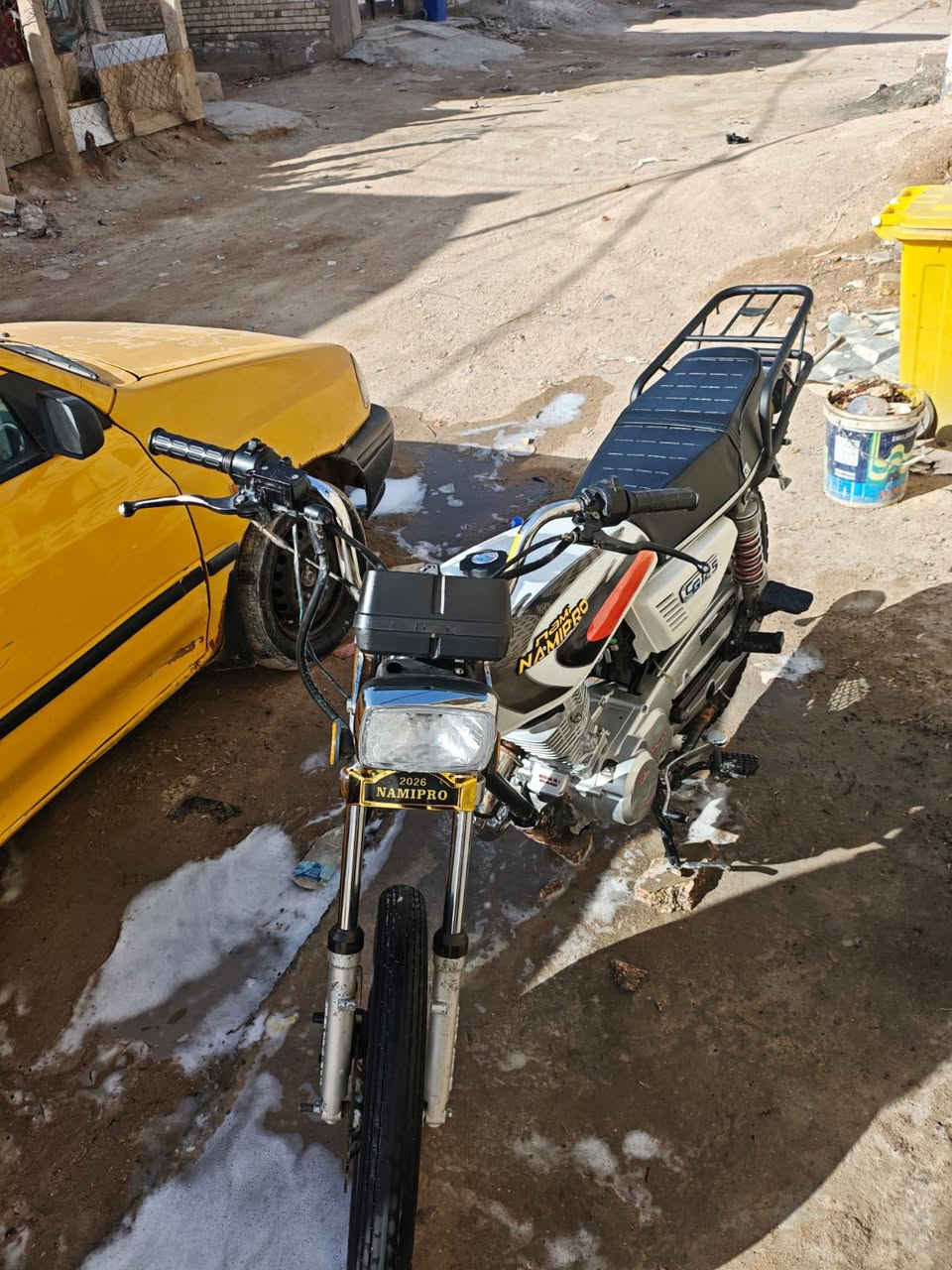 سلام عليكم 
دراجه مديل 23 شاصي ومكينه تايكر 
تعمير 
دراجه سكنر حلاوي 
دراجه مكفوله وغراض كامله من التاير لتاير 
دراجه أحله من الصور 
سعر 525 وبيها مجال بسيط متواجد خاص 
رقم *********** مكاني نجف حي النداء
