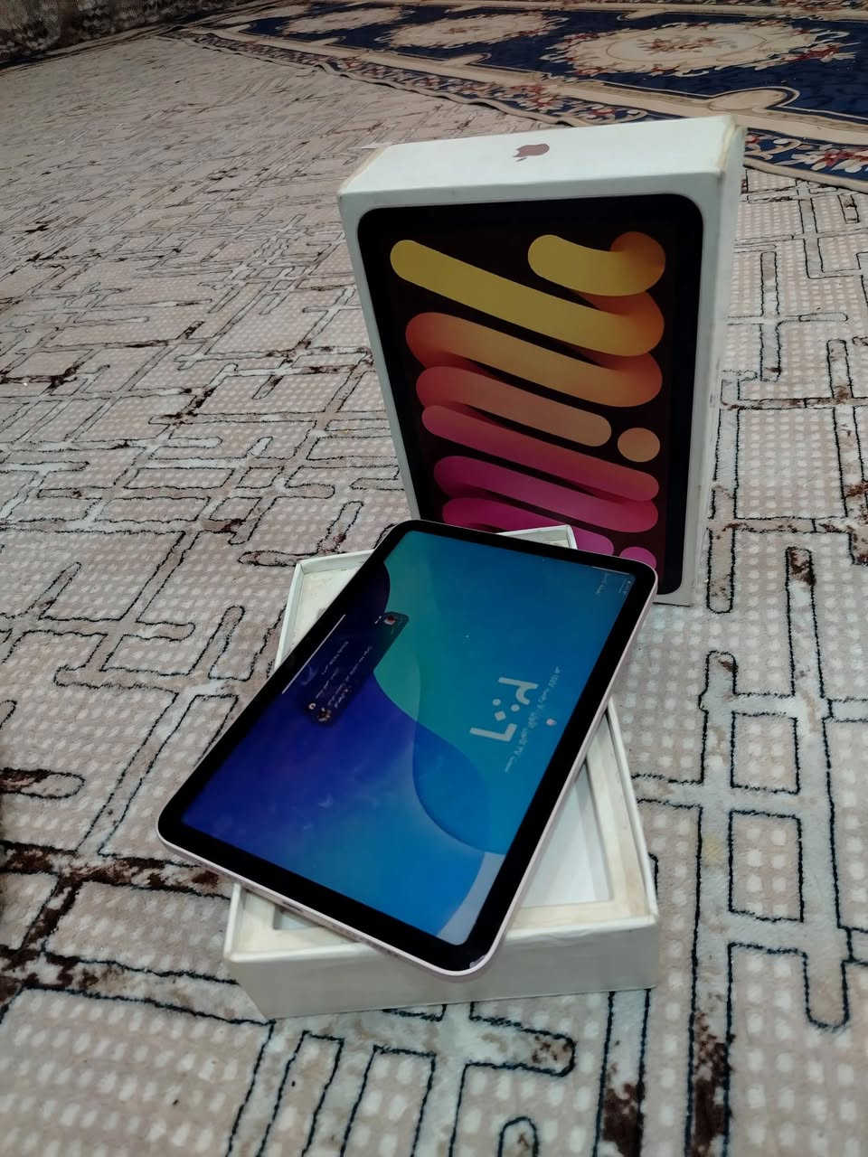 ايباد مني 6
ذاكره 64
ايباد مكفول من الفتح يباع من باب البيت جدا نضيف كامل ملحقات نموذج M سعره 290بي مجال شي بسيط مكان شطره ويتوفر توصيل للناصريه شهداء فقط ***********
