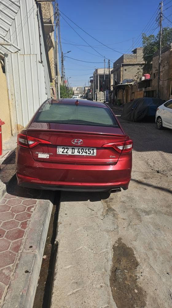 سوناتا 
موديل 2016
لون احمر 
محرك 1600 تيربو
كير 8سرعات 
محرك جديد 
حداديه جديده راديتر جديد
تخم تاير كير مبدل كلجاته جديد
حادث مدكر وبنيد ب امريكا بدون دواخل 
دواخل جلد بيجي نضيفه 
مدكر امبدل نفس الون 
سياره ماشيه 138 ميل
شاشه لمس سويج موبصمه
قماره بيها رصعات ناعمه كلش ماتبين اله تتقرب عليها
رقم اربيل الدولي 
سنويه نهايه 2027 بشهر ال 8
تريد تحويل او وكاله راعيها حاظر
سعر السياره  100 ورقه
رقم الهاتف 
***********
*********** البصرة, العراق
