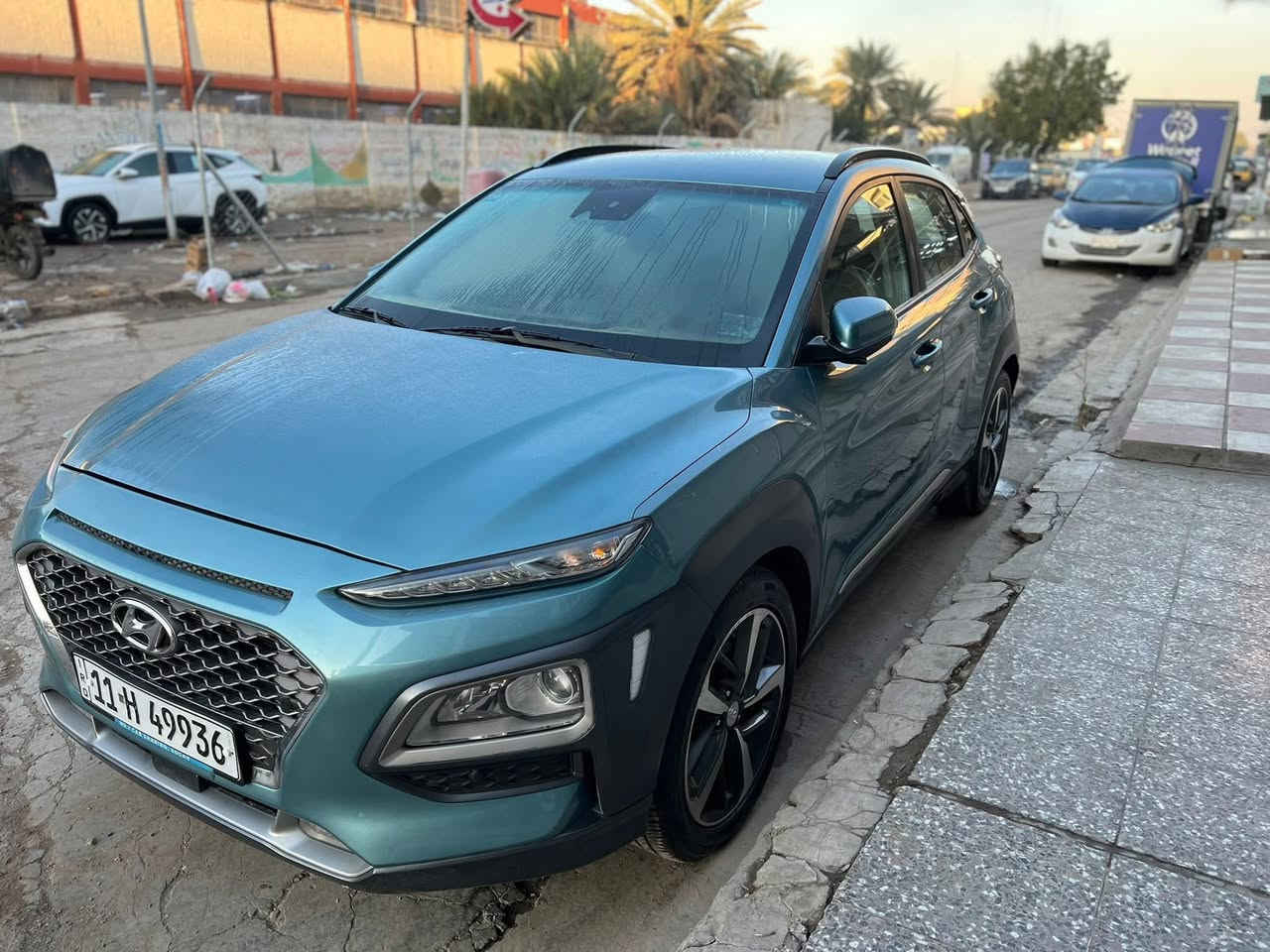 السلام عليكم
كونا موديل 2018 
محرك 1600 تيربو 
رقم انكليزي الجديد 
كشنات جلد تبريد 
دركة ستيرن تبريد 
مري شفط 
التشغيل بصمة والابواب 
داتا شو
ويل 18 
اللون تركوازي 
مانع انزلاق مانع انحدار 
السيارة فول عدا البانوراما 
السيارة خليجية حادثها جاملغ وبنيد بيها صبغ بونيد وجاملغ والدعامية الامامية 
السيارة ماشية 48 الف كم 
السيارة مكانها بزيونة المكاتبة مع الشرعي شرط التحويل 
السعر 13000$ بيها مجال حق الجية 
السيارة كاملة فقط الرادار الامي عاطل
للاستفسار ***********
