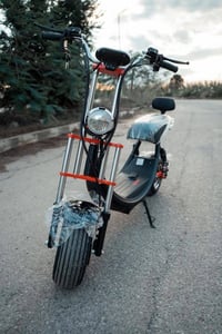 سكوتر هارلي شحن  صناعة روسية (كاجو كوين )بطارية ليثيوم 48 فولت 20 أمبي...