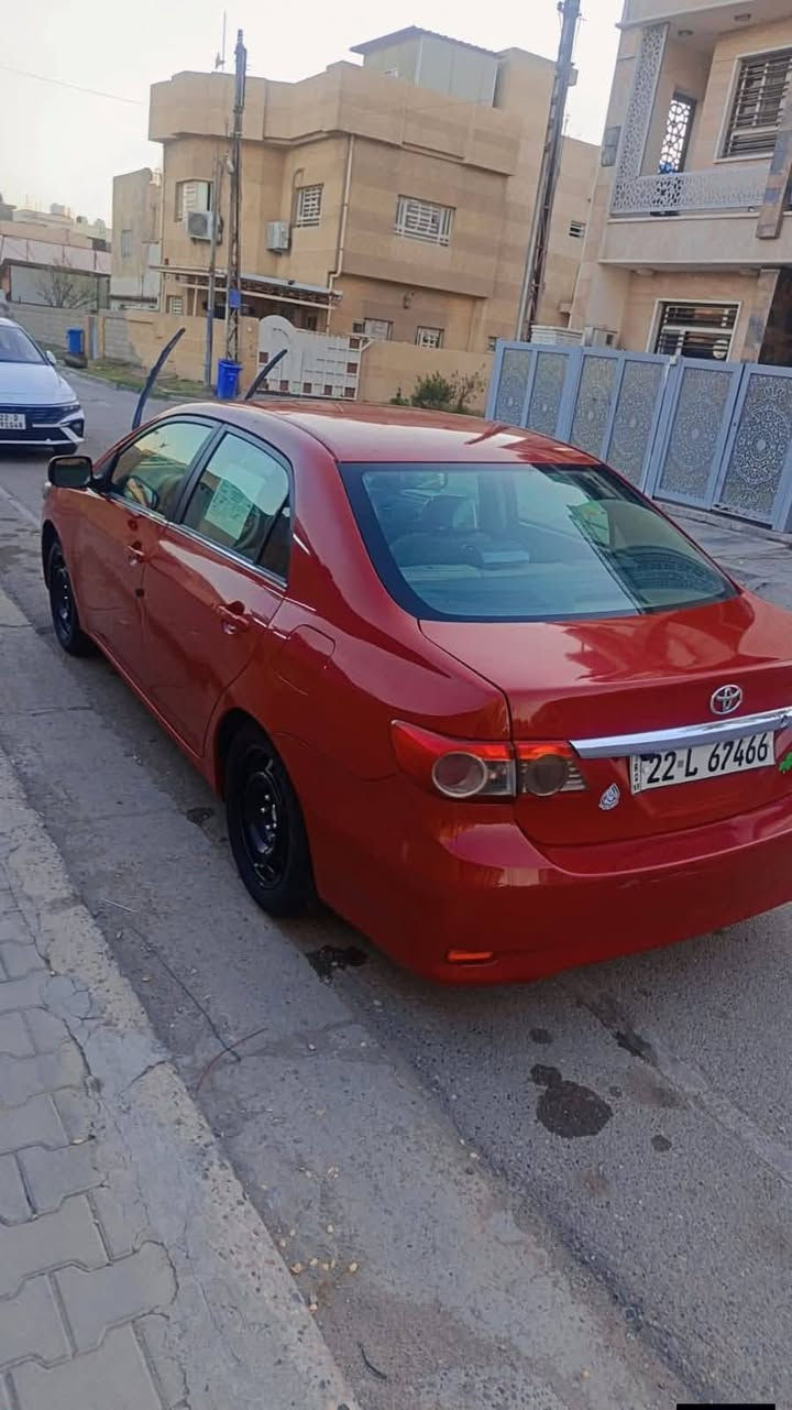 السلام عليكم كورلا للبيع 2012 وارد امريكي حادث جاملغ وبنيد بدون دواخل ومصبوغه عام لجماليه اثر جراد سياره جاهزه ورقم اربيل سنريه بسمي تخم تاير جديد السعر ١٠٥  وبيه مجال قليل مكاني بغداد ***********
