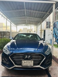 للبيع هونداي سوناتا مديل 2018وارد امريكي حادثه باب السئق مصلح نفسه ومص...