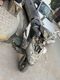 دراجه ثعلب للبيع الدراجه شغاله بس بايع كوم حديد لا تكلي ايش بيها ما بي...