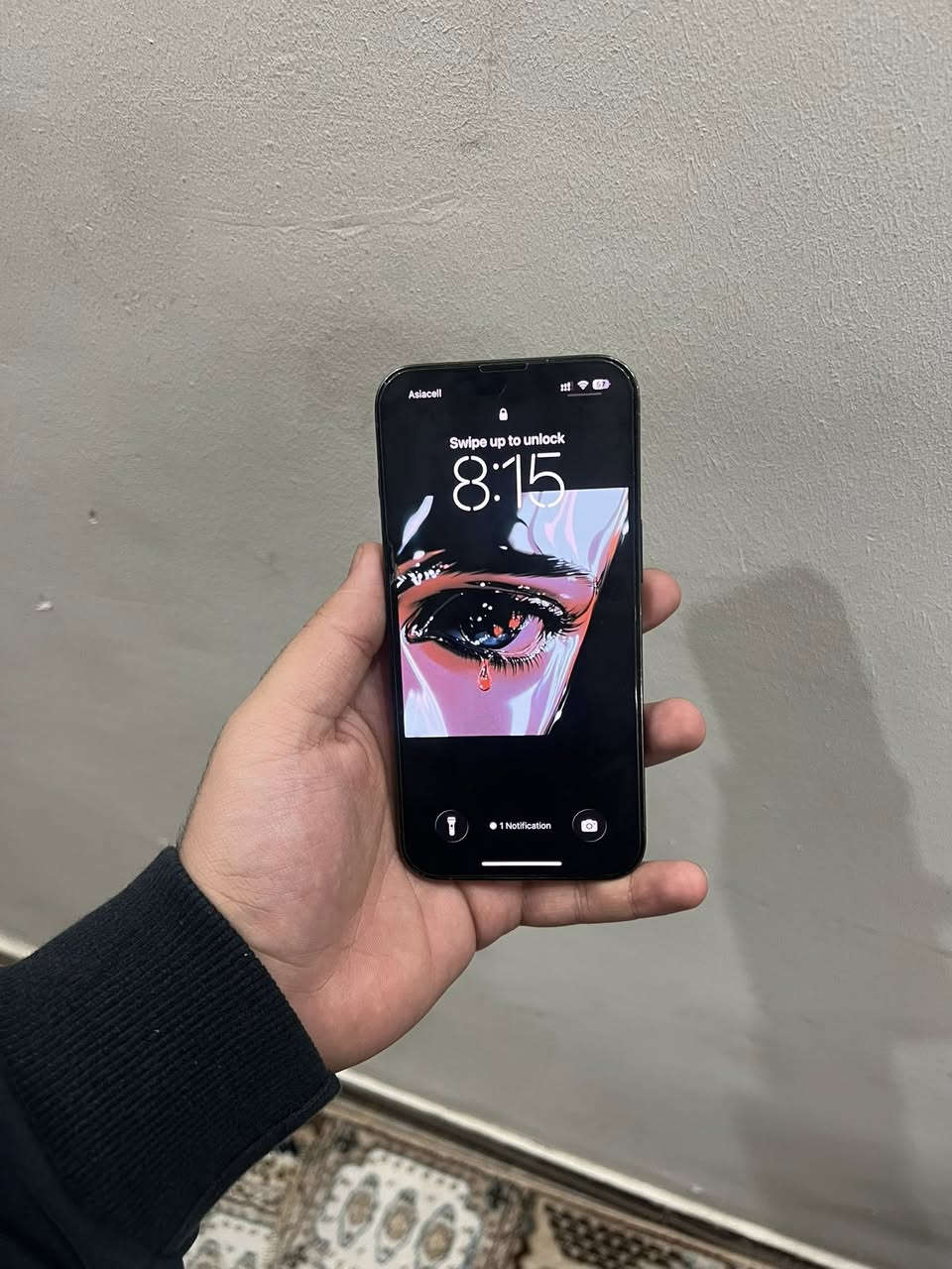 سلام عليكم ايفون ١٣ برو امريكي نضيف للبيع او المراوس بايفون ١٣ عادي . ذاكرتة ١٢٨ و بطاريتة 77 بلادية سعرة 500 الف وبي مجال للتواصل***********
