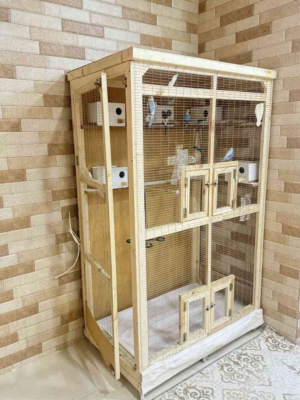 ئەم قەفەزە بۆ فرۆشتن زۆر کەم بەکار هاتوە هەمووی سکەیە دەتوانی هەڵێ بوەشێنتەوە دوبارە دروستی بکەیتەوە بەداری ڕوسی دروست کراوە بە تەلی BRC ڕو پۆش کراوە ، دەتوانی  بڕۆیتە ناو قەفەزەکەوە  بەئیسراحەت دەست کاری ناوی قەفەزەکە بکە یت ،  ژێرەیەکی تۆکمەی بۆ دروست کراوە ، نرغی 100 هەزار و مەعامەلە شوێن کلار ، ***********، ***********
