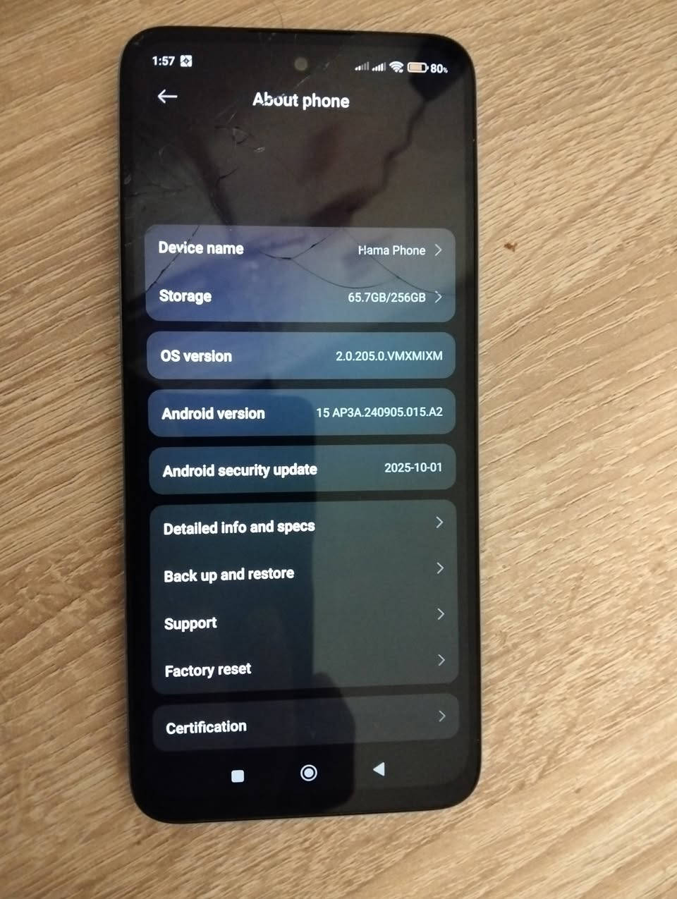 Redmi 12
بۆ فرۆشتن: Redmi 12 4G (خاوێن و بێ کێشە)
​پشت شوشەی زۆر شیک (دیزاینی ئایفۆنی هەیە) و ڕەنگی سەرنجڕاکێش.

جۆری شاشە: IPS LCD.
ڕوونی (Resolution): +FHD (فول ئێچ دی پڵەس - 1080x2460).
خێرایی (Refresh Rate): 90Hz (کە وادەکات شاشەکە زۆر ساف و خێرا بێت لە کاتی بەکارهێناندا).
پاراستن: شاشەکەی ڕووناکییەکی باشی هەیە (550 nits) و تایبەتمەندی پاراستنی چاوی تێدایە (SGS Low Blue Light
​شاشە: شاشەیەکی گەورە 6.79

​کامێرا: کامێرای سەرەکی 50MP و 2MP و8MP سێڵفی 8MP
کامێرای وێنەی پان (Ultrawide) بۆ وێنەی کوالێتی بەرز.

​پاتری: 5000mAh، زۆر بەهێزە و بە ئاسانی ڕۆژێک و نیو بەرگە
 دەگرێت. 18W و 22.5W دەخوا سەرەکەلەکەی ئەسڵی بێ

​سیستەم: کاردەکات بە نوێترین سیستەمی شاومی (Xiaomi HyperOS).
​تایبەتمەندی زیادە: شوێنی هێدفۆنی هەیە + دەبێتە ڕیمۆتی تەلەفزیۆن و سپلیت (IR Blaster).
​
​مۆبایلەکە زۆر خاوێنە و بەس جامی سەری شاشەکە درزی هەیە 
​
​نرخ: [١١٠٠٠٠] گەیاندن هەیە 
شوێن: هەولێر]
ژمارەی مۆبایل: [***********]
