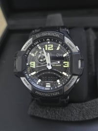 كاسيو جي-شوك • GA-1000-1BDR • بوصلة حرارة