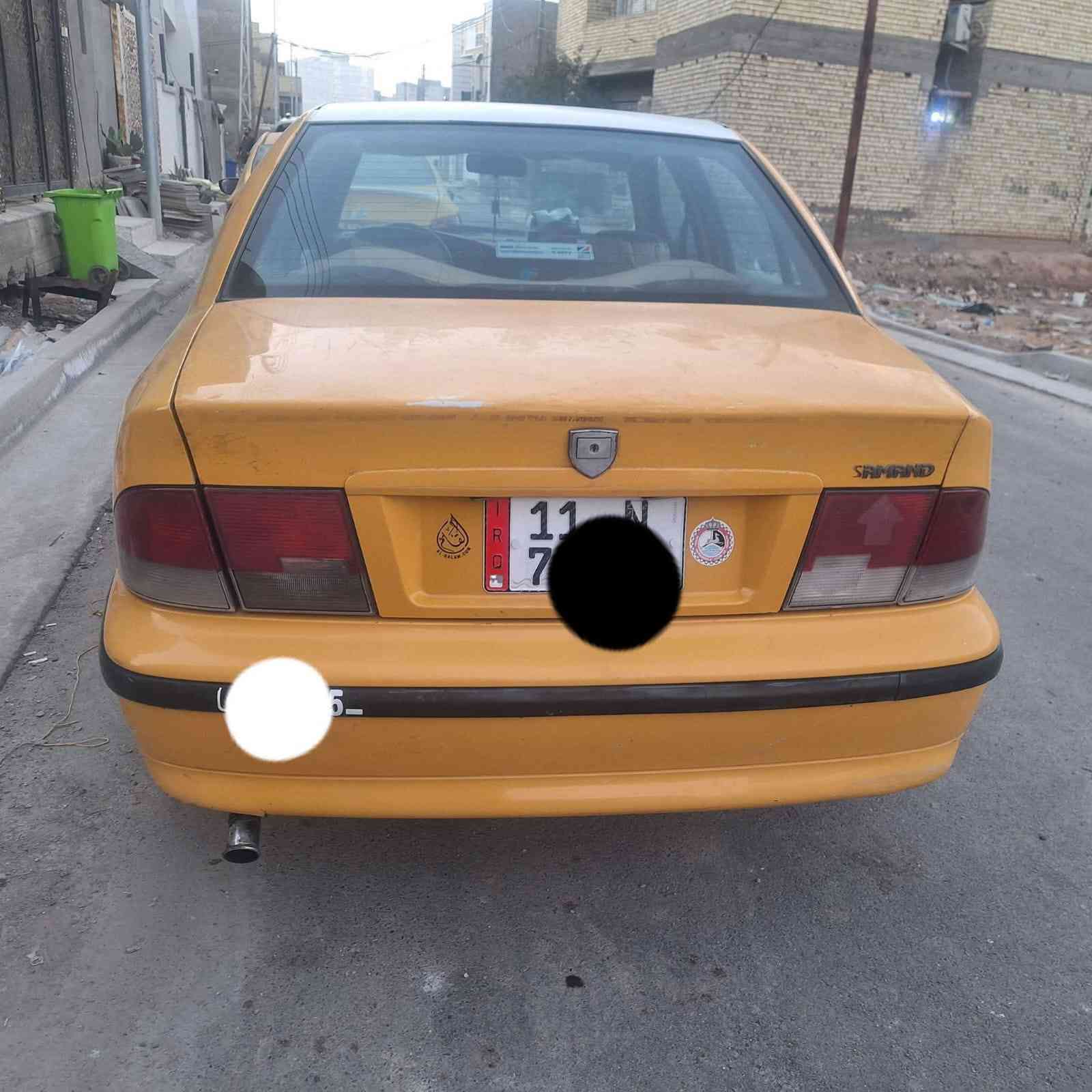 السلام عليكم عيد فطر مبارك 
سمند 12رقمه بغداد انكليزي جديد  سنويه لل27ورقم مميز خير من الله بلاديه لاصبغ ولا ضربه مكينه كير خير من الله وتجي وتشوف بعينك 
تبريد شغال ❄️
مصفره غرامه وهيئه تحويل ثاني يوم 
سعرهه 37وبيه مجال حك الجيه 
للاتصال ***********
موجود واتساب
