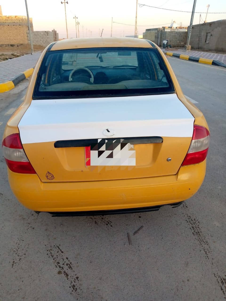 السلام عليكم طيبة موديل 2015 مصبوغه حزام بيه بارد بالجاملغ الخلفي وبيه طخه بالجاملغ الثاني مبين بالصورة سنوية لل27 تحويل مباشر السيارة تخم تاير كامل جديد وباتري وحاساسات وقوايش حتى بريشر جديد مكينه لا تنقص ولا تبخر وكير مابيهن شيء  تبريد تدفىء شغاله سعره ب33 مصفرة هيئة وغرامات بيه مجال بسيط مكانه كوت قضاء الحي  رقم ***********
