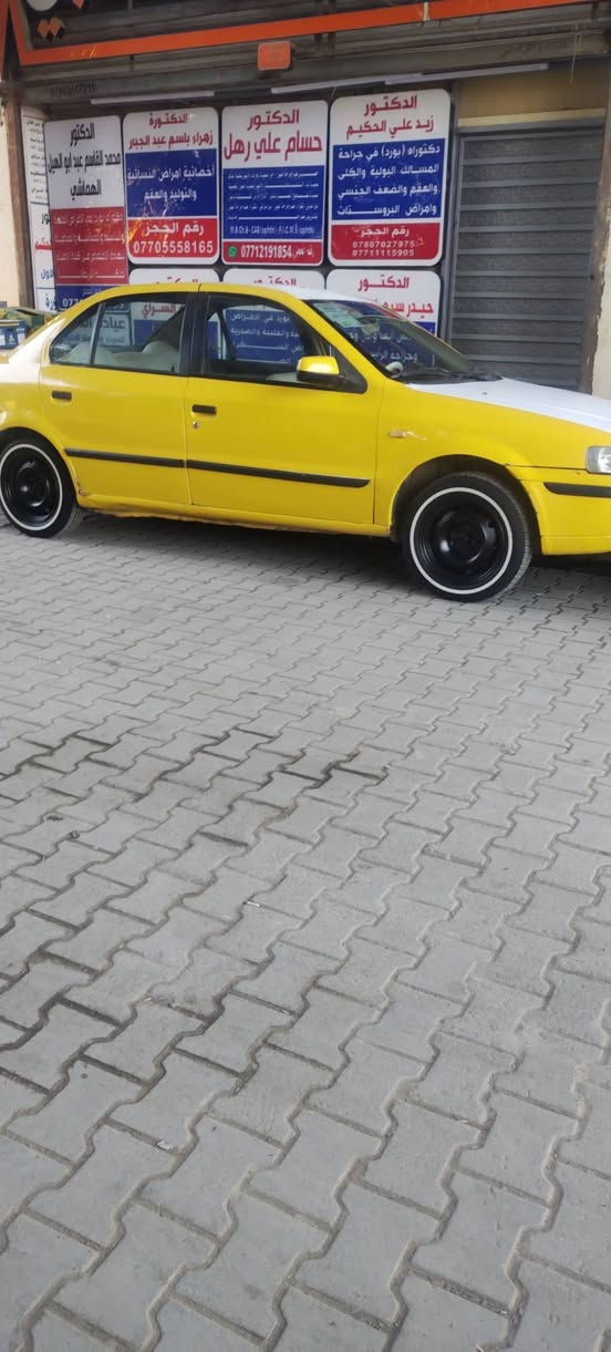 سلام عليكم للبيع سمند موديل ٩ رقم واسط السياره كير مكينه فرنسي كفاله تخم تاير جديد تبريد ثلج كهربائية كلها شغاله سيارة افلنجات جدد دواخل حلوه سنويه نافذه هيئة مامجله مصبوغه عام جماليه بدون ظربه السعر ٢٨ وبيه مجال اشويه *********** مكاني واسط مركز المدينه
