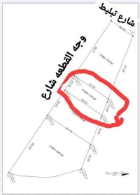 قطعه ارض زراعيه طابو مفروزه للبناء المساحه ١٢٥٠ متر العرض ٢٢وربع والطو...