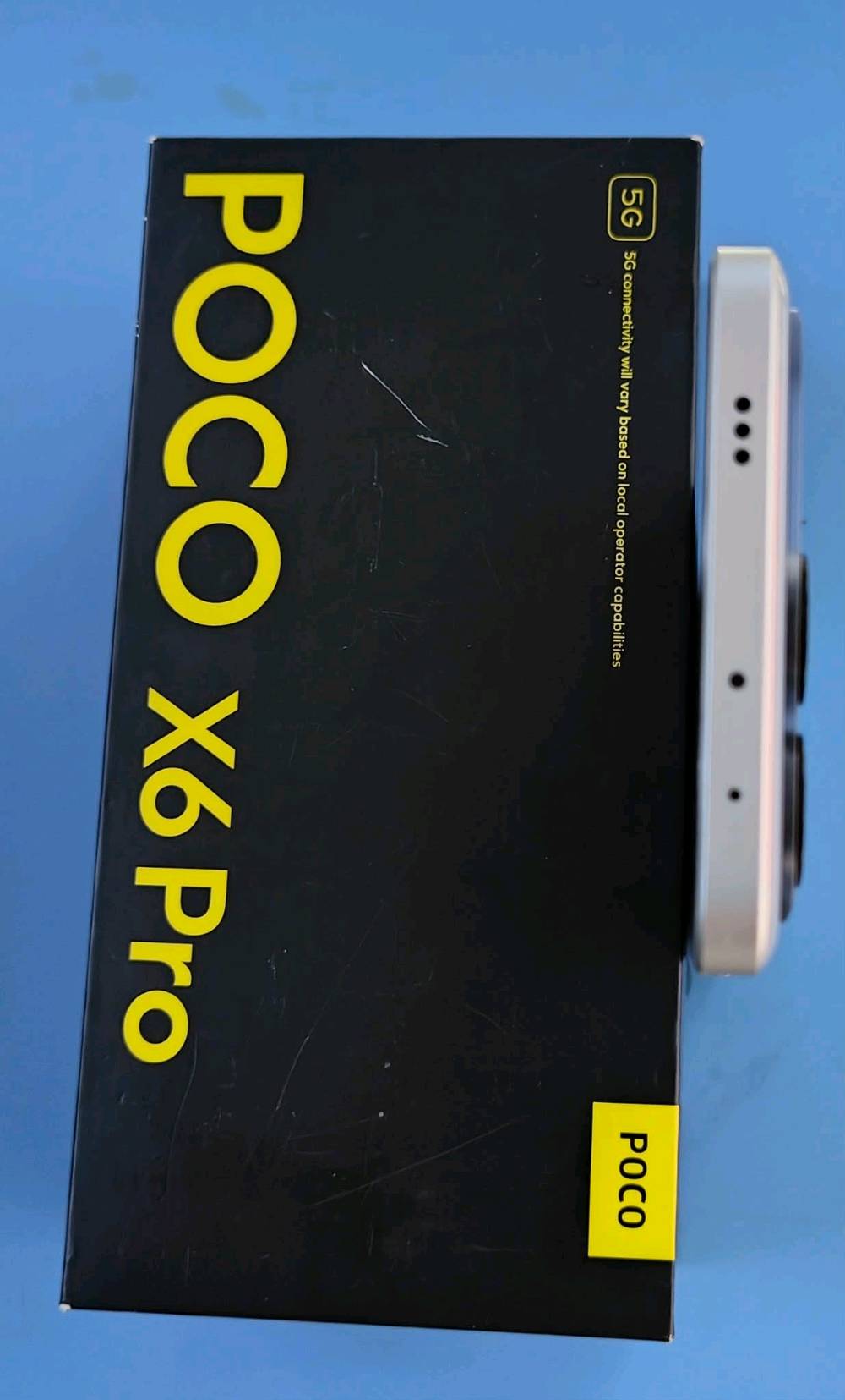 بوكو x6 برو 5G
ذاكره 512
عشوائيه 12 +6
شاشه اموليد 120 فريم
ببجي120 فريم
صوت ستريو دبل سبيكر
شحن 67 واط سريع
الجهاز نظيف كلش ملحقات كامله مع لاصق وحافظه
(المكان ديوانيه )