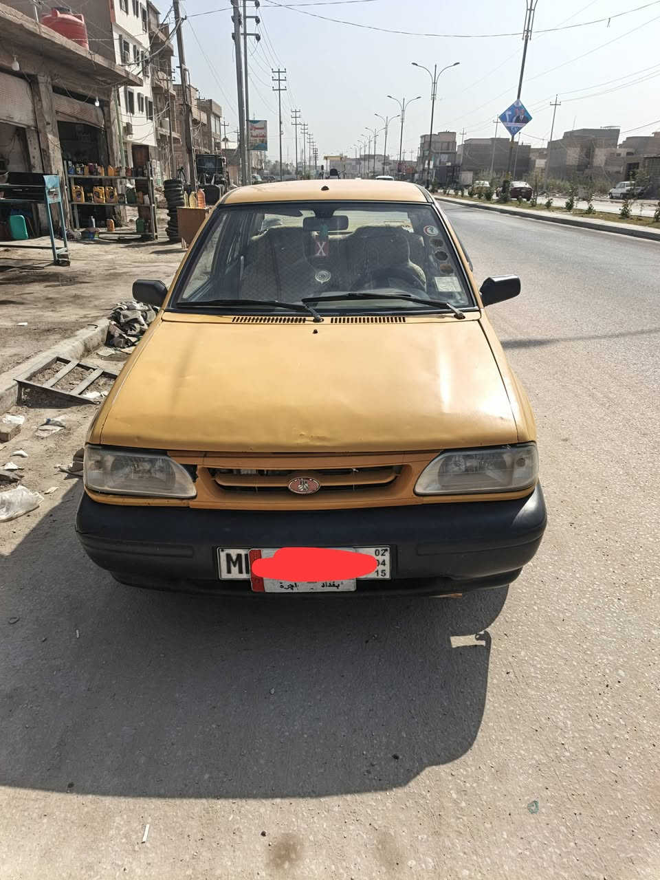 السلام عليكم سايبا موديل15سنويه شهر السادس تنتهي مكاني كربلاء مكينه كير حداديه تبريد تخم تاير باتري جديد كهربائية كلهي شغاله هيه وغرامات مصفره  35 وبيها مجال رقم بغداد ***********
