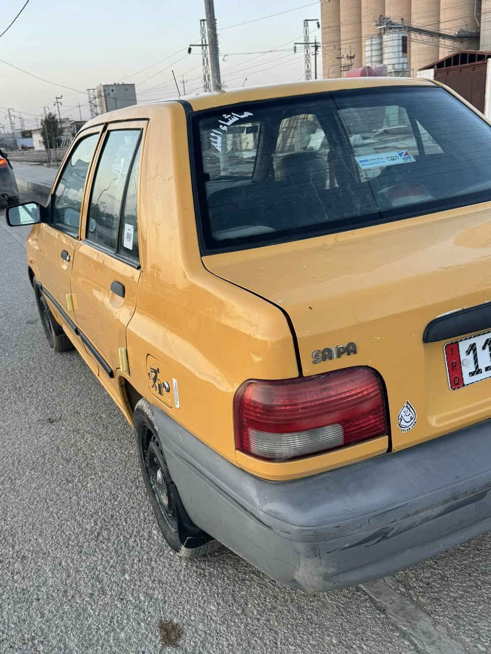 سلام عليكم سايبه للبيع موديل 15 بيه باب مبدل سياره جاهزه مكينه كير حداديه رقم بغداد انكليزي مالك دوانيه مصفره هيه وغرامات مكاني ديوانيه هذه رقمي ***********
