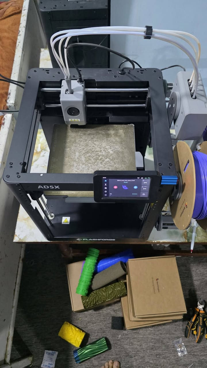 طابعة ad5x للبيع
السلام عليكم طابعة flashforge ad5x للبيع الطابعه جديده مصارلها ٤ اشهر من اشتريتها حلوه واونلاين يعني كل ميزات مفتوحة
1180 ساعه 
سبب البيع للتطوير اجيب اقوى
سعرها 420 الف 
الطابعة نقصها هيتر فقط 
مكاني بابل


**إذا كنت صاحب هذا الإعلان وتريد حذفه لأي سبب، رجاءا أرسل رسالة إلى الدعم الفني**