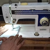 مكينه برذر • خياطه عدل وزكزاك • ميز صغير