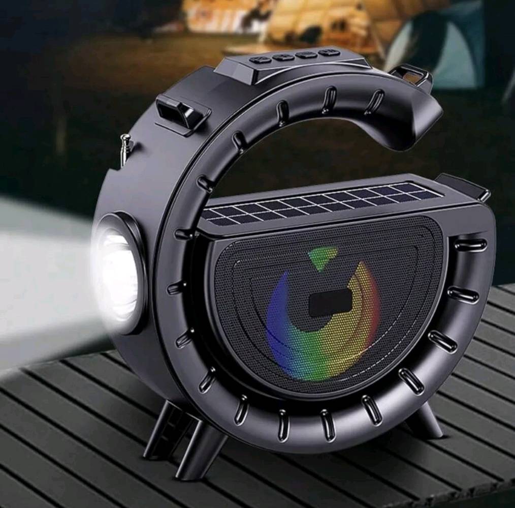 مديل DV - 800

- يتم شحنه عن طريق الكهرباء والطاقة الشمسية 

- يمتلك لوحة شحن شمسية لضمان امداده بالطاقة دون انقطاع

- يتميز بمصباح يدوي LED قوي ذات مدى 100 متر

- خاصية الراديو FM

- يأتي مع حزام 

- ستاند حامل للهاتف 

- اضاءة ملونة من الداخل 

- يدعم  USB و TF-card

- قياسات السبيكر :  203 * 75 * 205 mm

- مسافة الاتصال: 10 متر